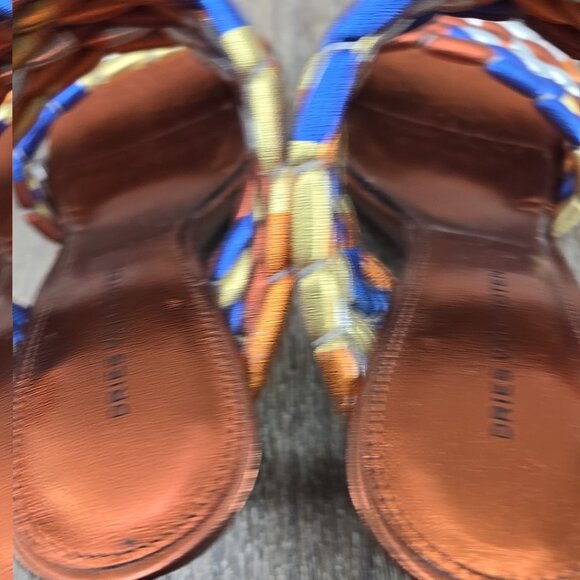 Dries Van Noten WOVEN METALLIC MULES - Picture 10 of 16